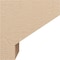Ekena Millwork 12"W x 12"D x 12"H Wide Clemmons Rough Cedar Woodgrain TimberThane Corbel, Primed Tan CORUR12X12X12CLERCPR - alternate 3